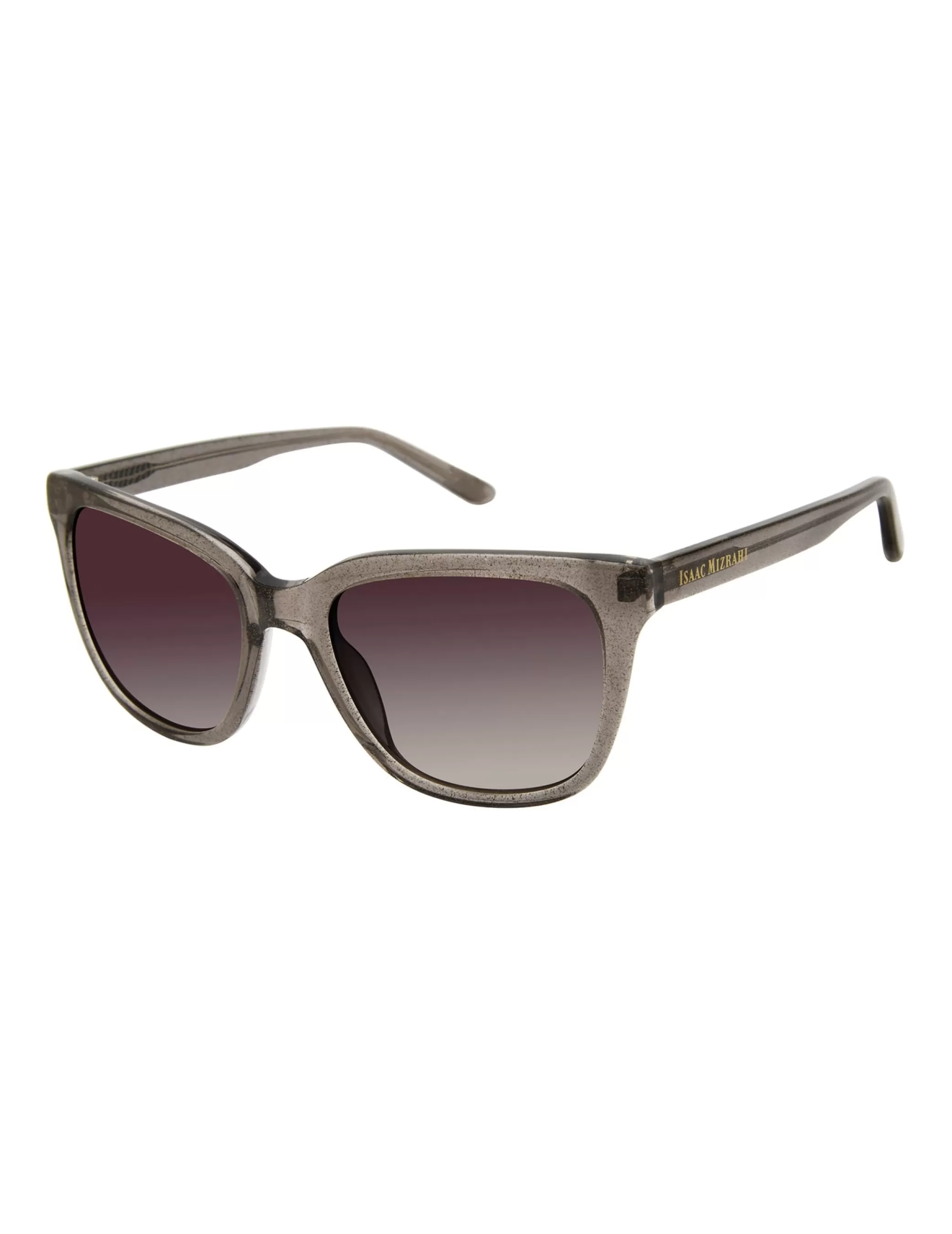 Acetate Glitter Frame Sunglasses>Isaac Mizrahi Flash Sale