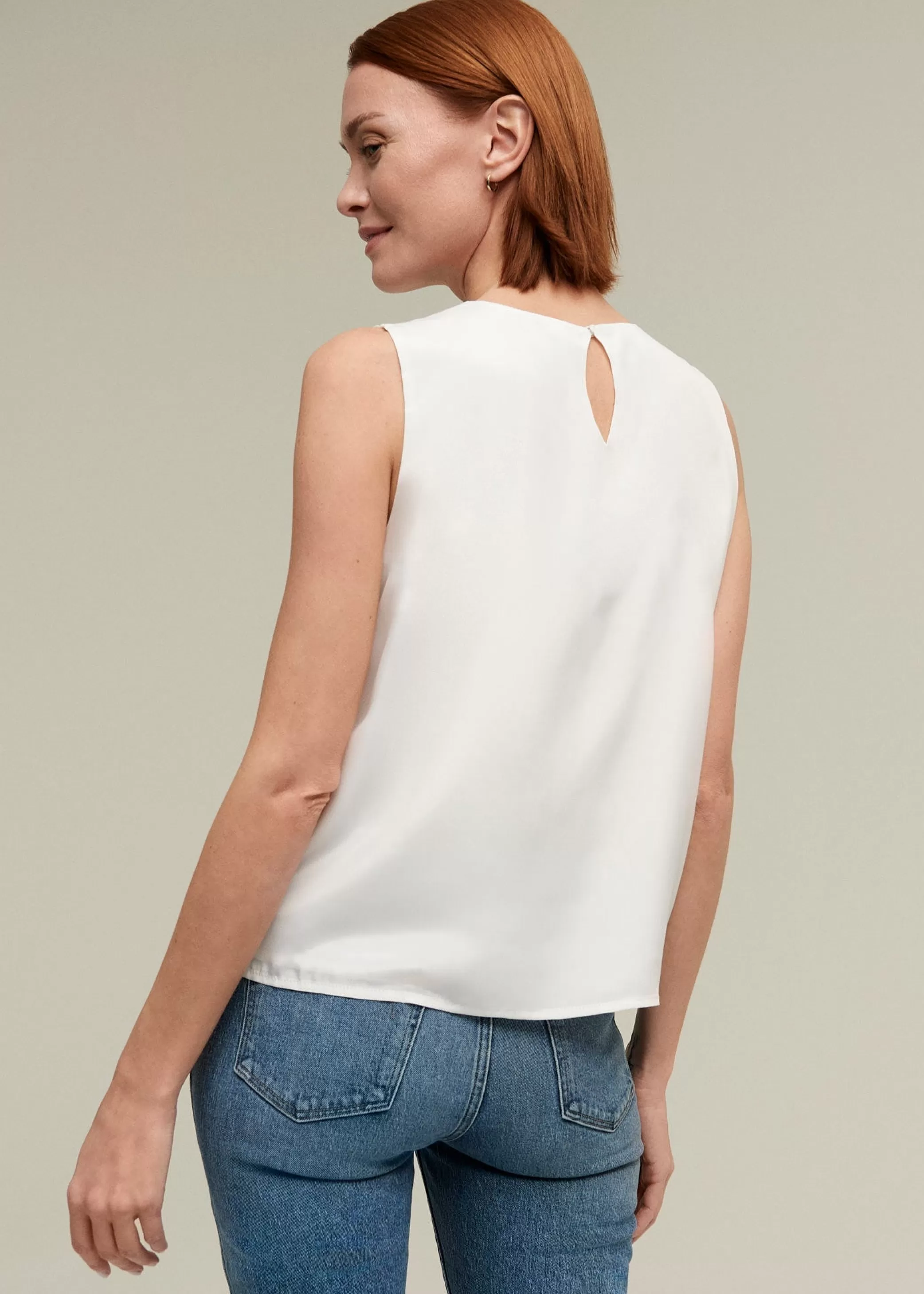 Jewel Neck Shell>Isaac Mizrahi Flash Sale