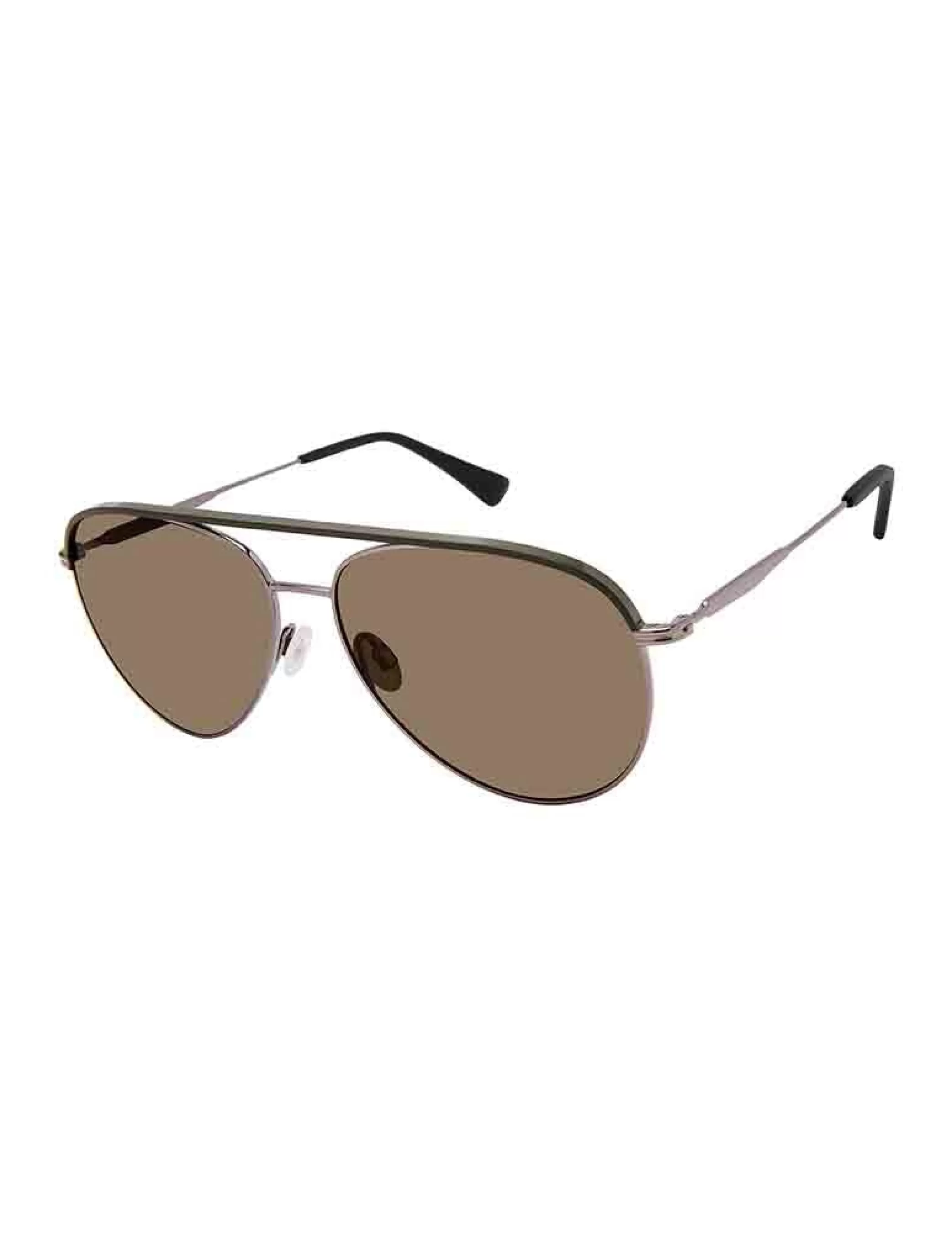 Men's Contrasting Classic Aviator Sunglasses>Isaac Mizrahi Best