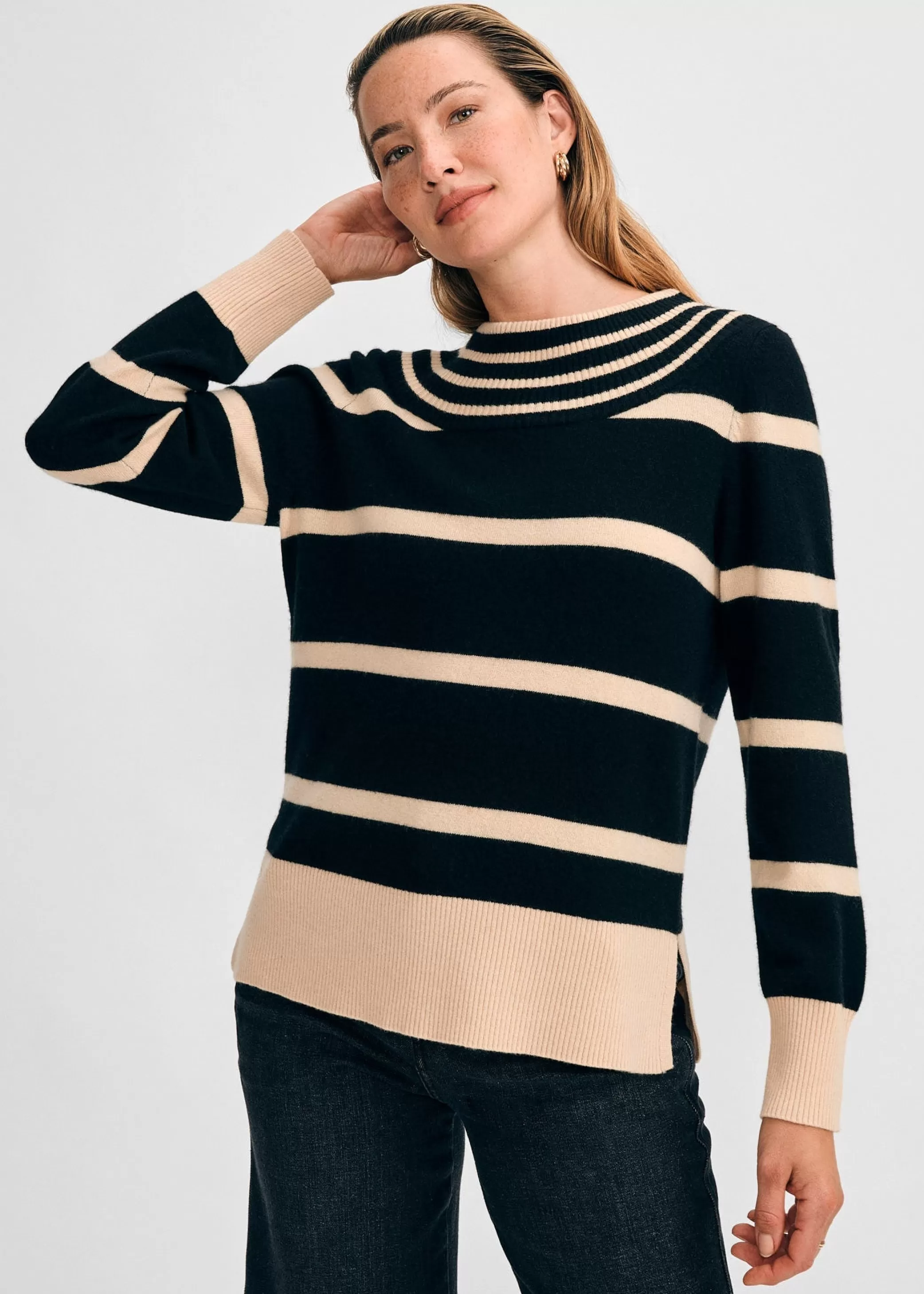 Mock Neck Sweater>Isaac Mizrahi Sale