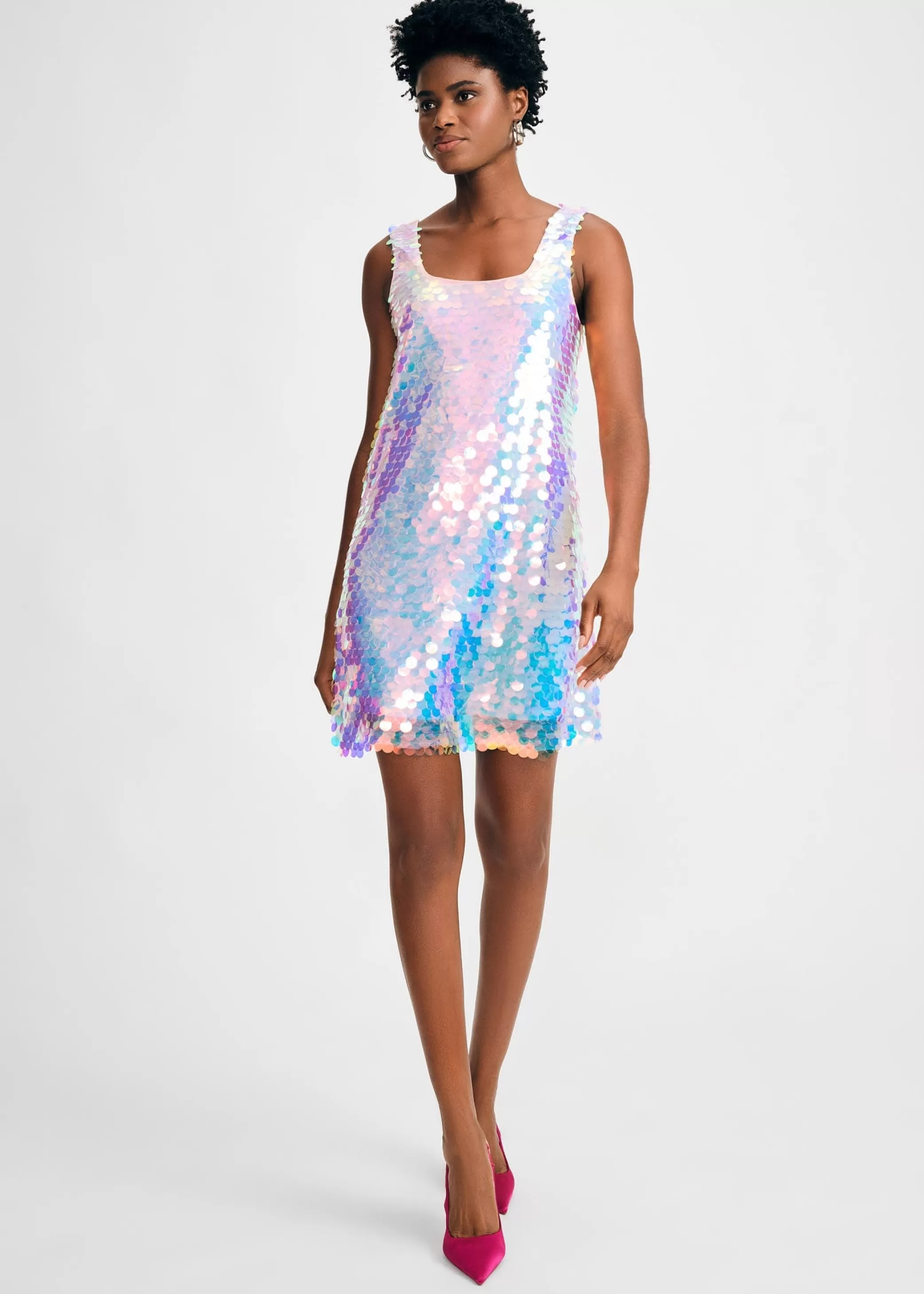 Paillette Tank Dress>Isaac Mizrahi Hot