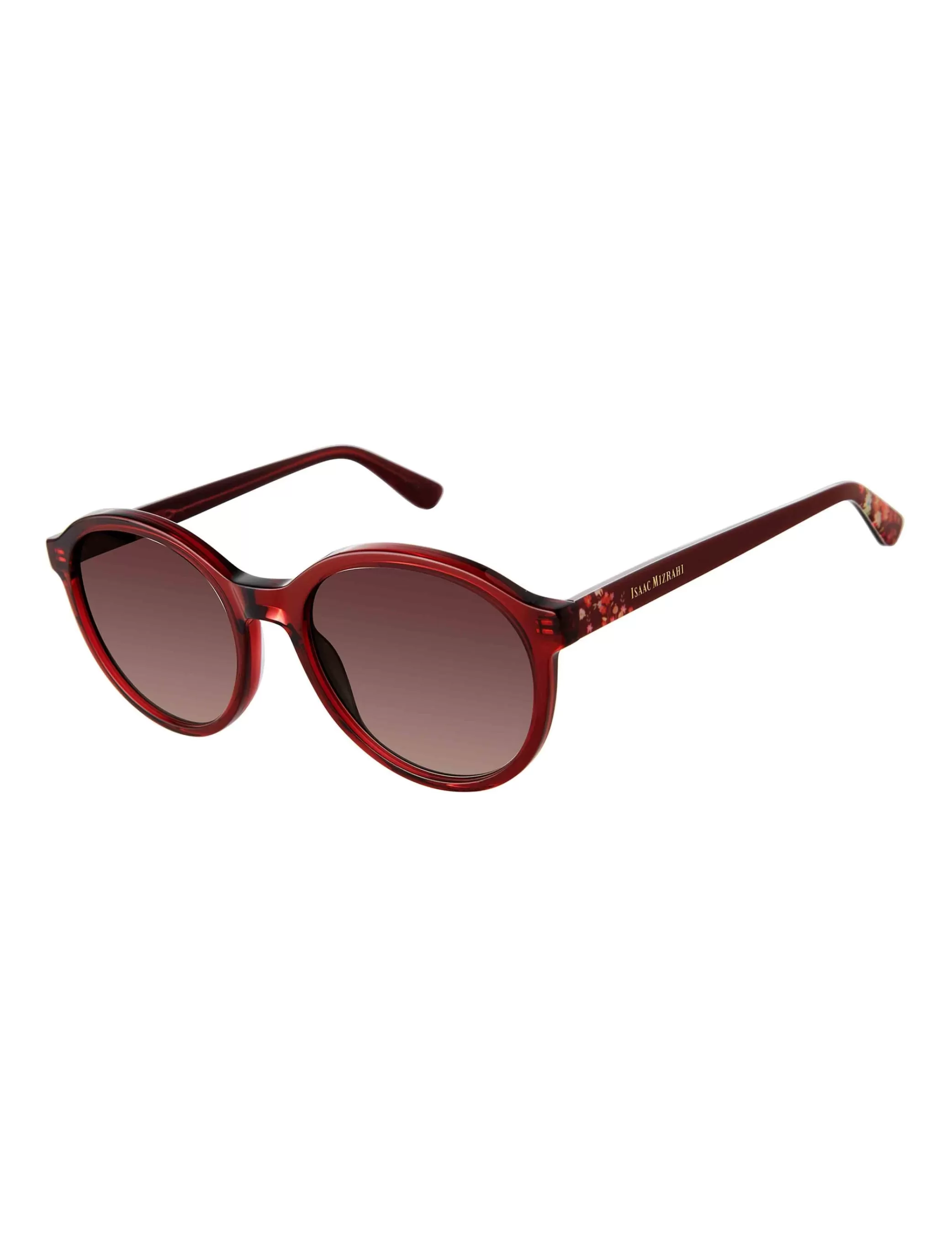 Plastic Oversized Round Sunglasses>Isaac Mizrahi Outlet