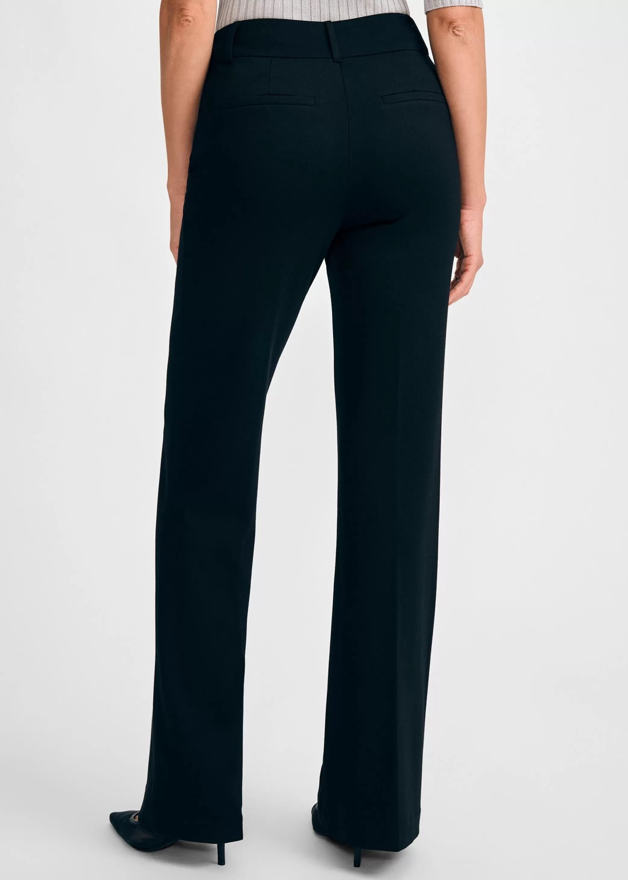 Ponte Flare Pant>Isaac Mizrahi Discount