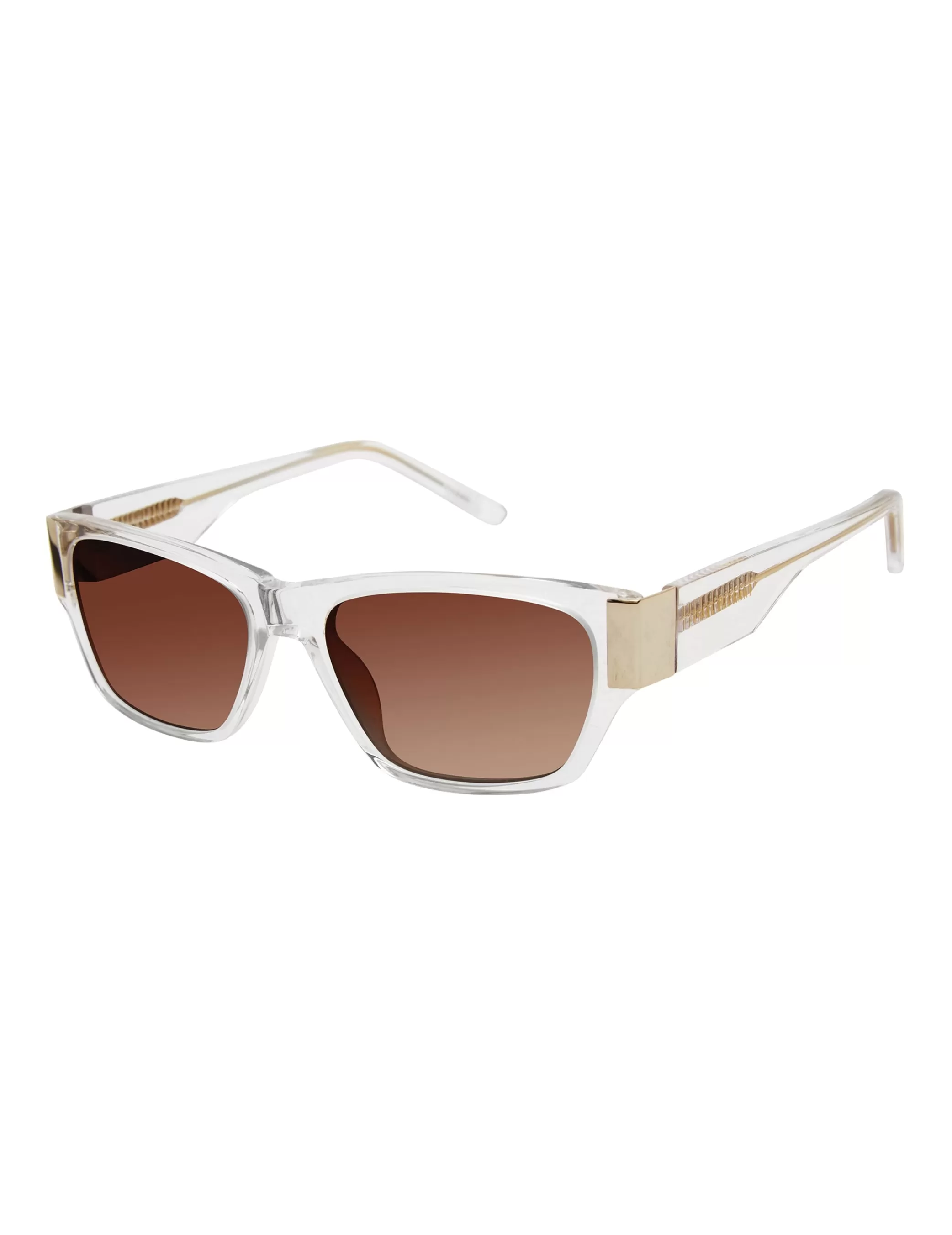 Rectangular Acetate Frame Sunglasses>Isaac Mizrahi Outlet