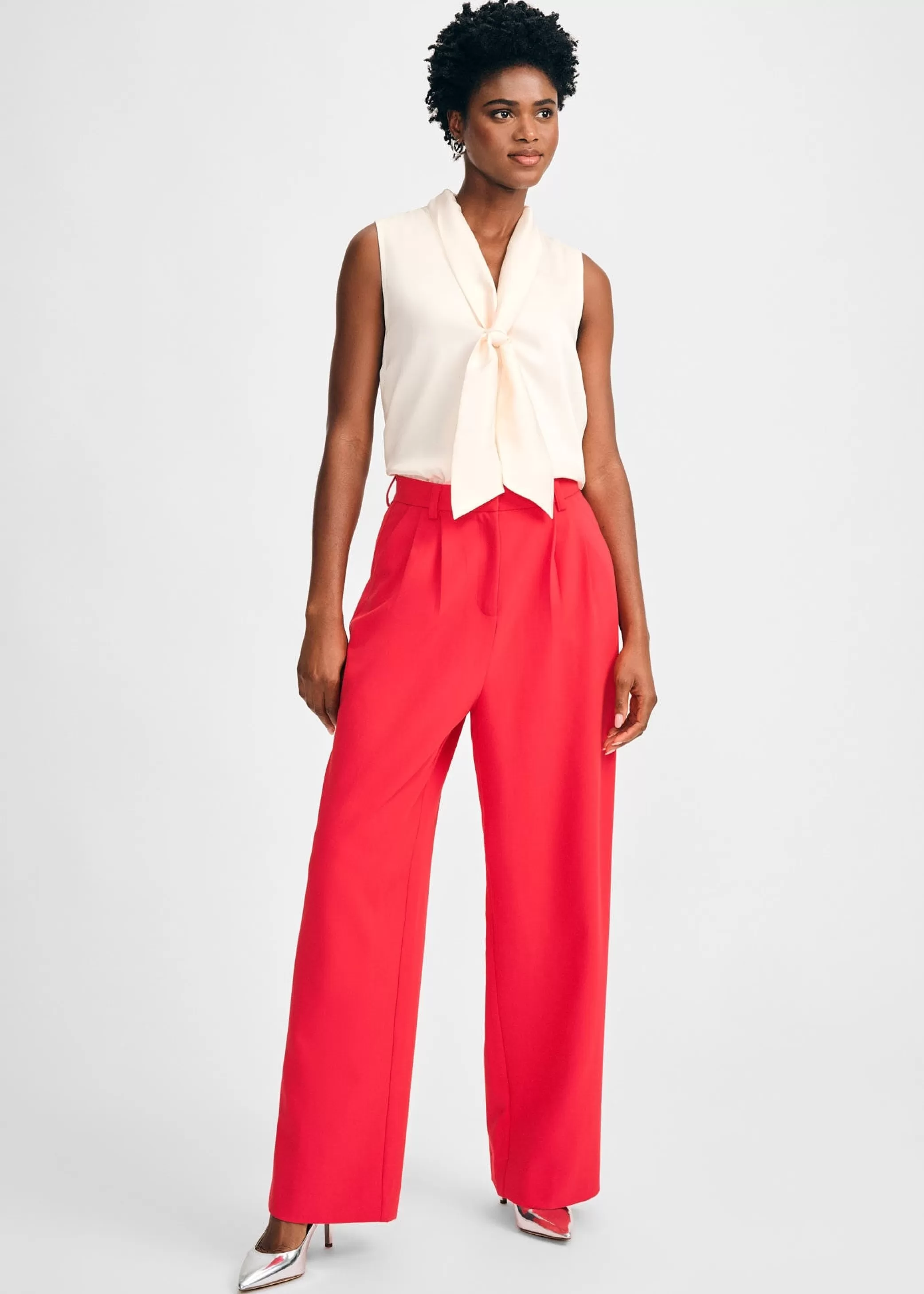 Wide Leg Pleated Pant>Isaac Mizrahi Cheap